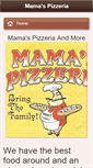 Mobile Screenshot of mamaspizzeria.us