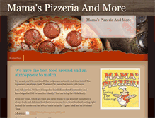 Tablet Screenshot of mamaspizzeria.us